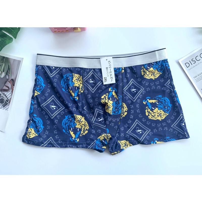 Quần lót nam thời trang NINESIX Chất thun lạnh, Quần sịp đùi nam in hình doremon