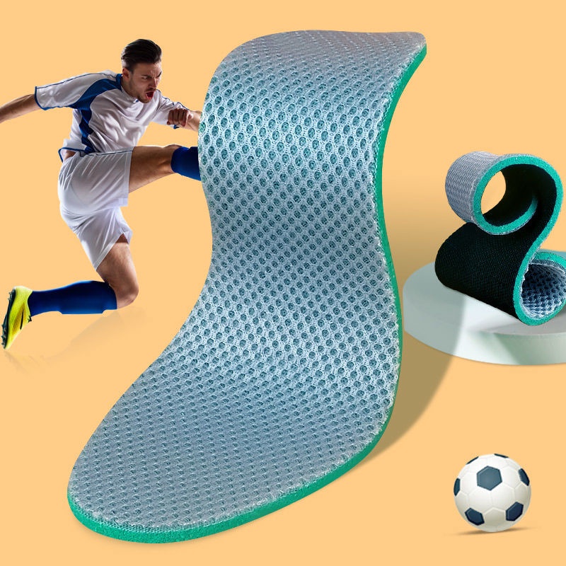 Đệm lót đế giày 4D thoáng khí mềm mại chống sốc giảm đau cho giày thể thao