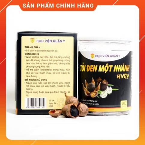 [ BẢO ĐẢM CHÍNH HÃNG] Tỏi Đen Một Nhánh HVQY Học Viện Quân Y