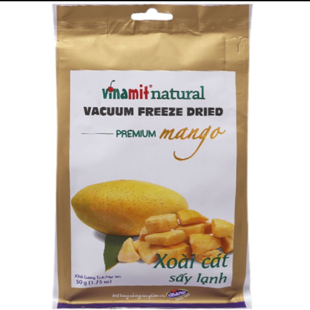 Xoài Cát Sấy Lạnh Vinamit 50g