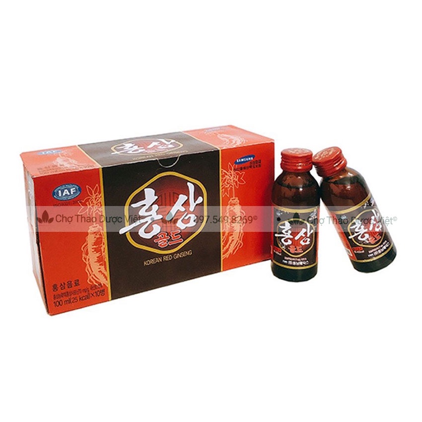 Nước giải khát vị hồng sâm hàn quốc  - Chợ Thảo Dược Việt