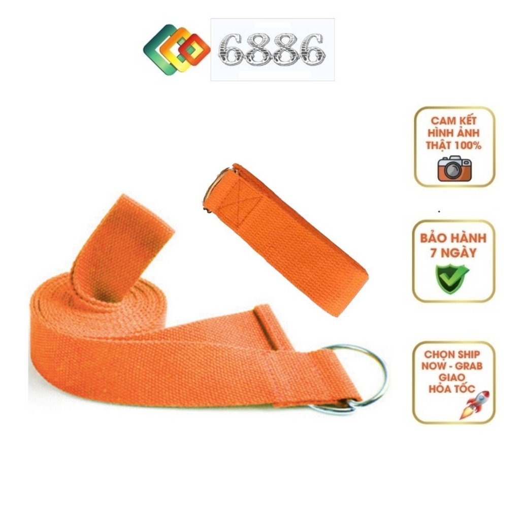 Thảm Tập Yoga Dây Tập Yoga Cotton 6886DTYG01 Loại Tốt Giá Rẻ 2m3 x3,8cm Mềm Mại Thoải Mái Không Cấn Tay [ẢNH CHỤP THẬT]