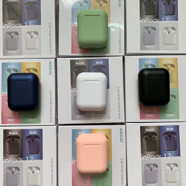 ⚡️TAI NGHE i12 TWS 5.0 FULL MÀU HÀN QUỐC⚡️ TAI NGHE CẢM ỨNG BLUETOOTH KHÔNG DÂY