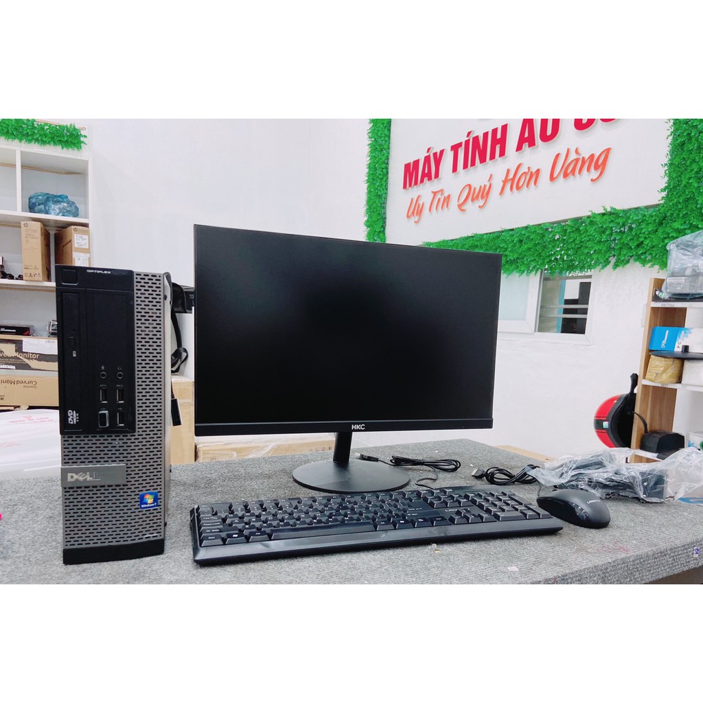 Bộ máy tính Văn phòng  (Core i7 2600 - Core i5 - Ram 8Gb - SSD 120Gb) Màn hình full viền KingView 24 inch