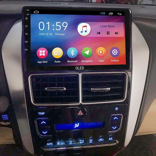 COMBO màn hình OLED C2 NEW kèm dưỡng cho xe TOYOTA VIOS 2019, camera cap le oto, đại lý phụ kiện ô tô