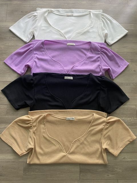 Áo CỔ V THUN GÂN A3 | BigBuy360 - bigbuy360.vn