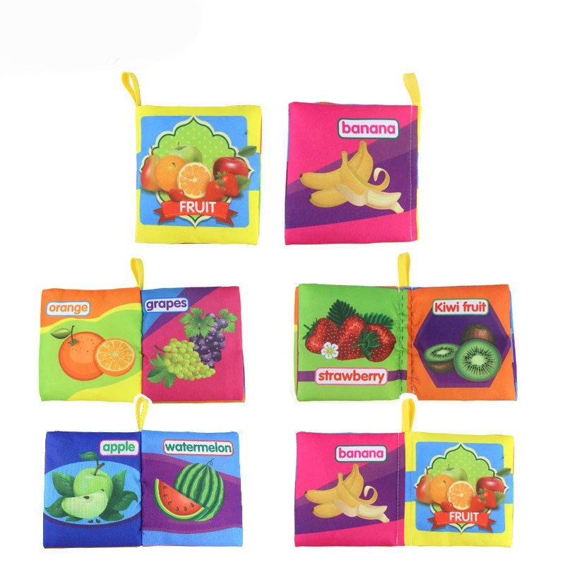 Coolplay Bộ sách vải chất liệu mềm mại gồm nhiều chủ đề cho bé