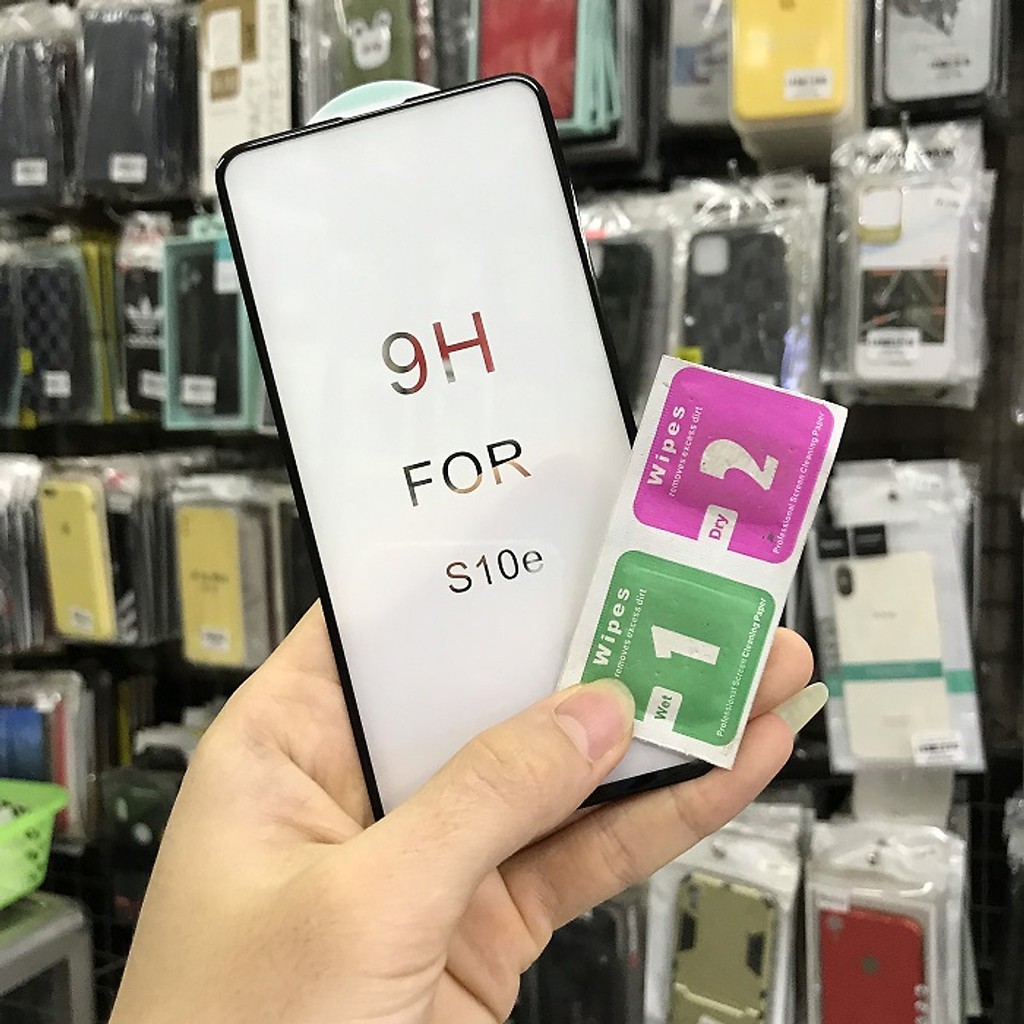 KÍNH FULL MÀN 5D XỊN DÀNH CHO GALAXY S10E