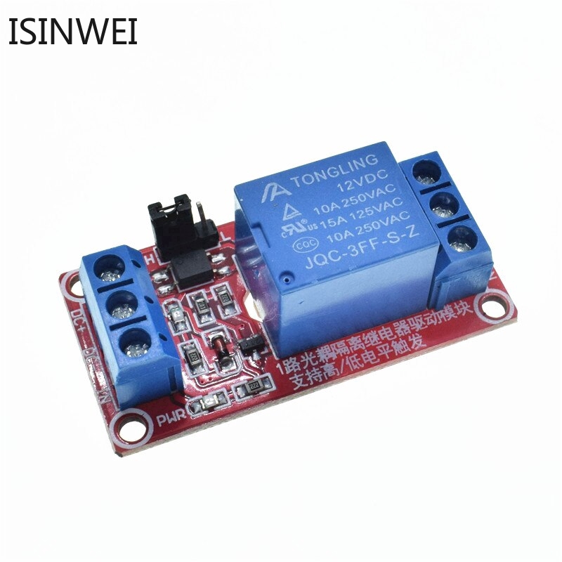 Mô đun rơ le bán dẫn 1 kênh 5V/12V/24V với phần tử cách ly quang mức cao/thấp cho Arduino