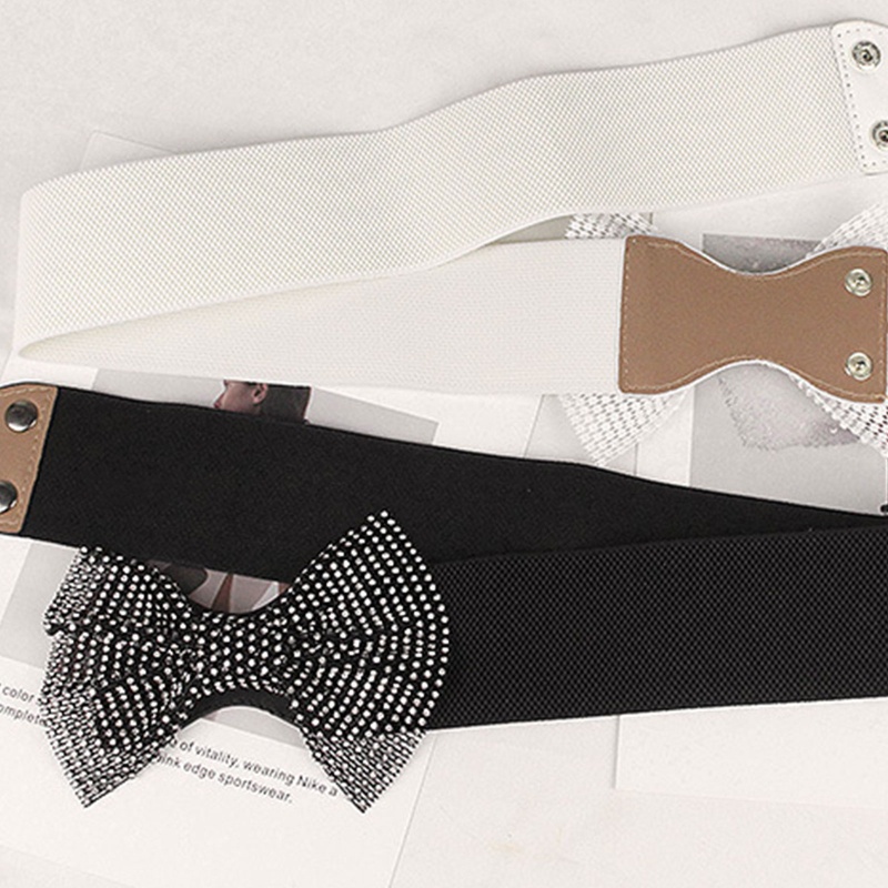 Thắt Lưng Co Giãn Định Hình Vòng Eo Đính Đá Thời Trang Cho Nữ