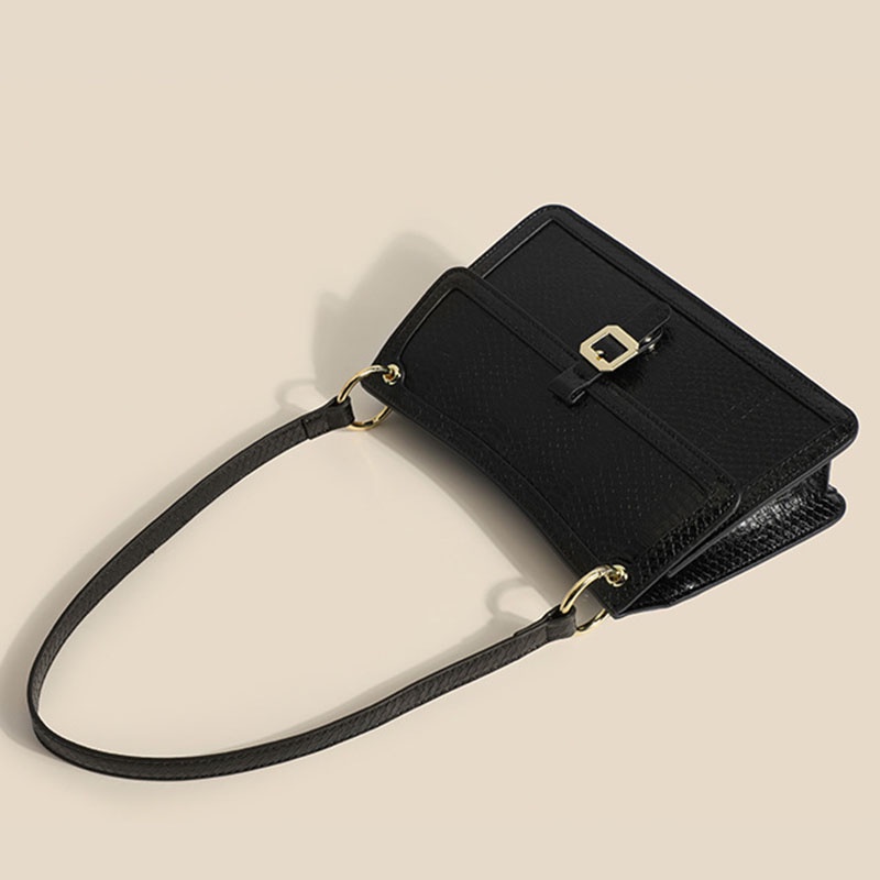 IELGY Túi Dưới Cùng Màu Sắc Tương Phản Phong Cách Retro niche Cao Cấp Dành Cho Nữ