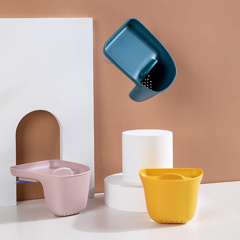 Rổ Đựng Xà Phòng Ráo Nước Có Giác Hút/ Giá Đỡ Đựng Miếng Rửa Chén Thời Trang Dành Cho Gia Đình