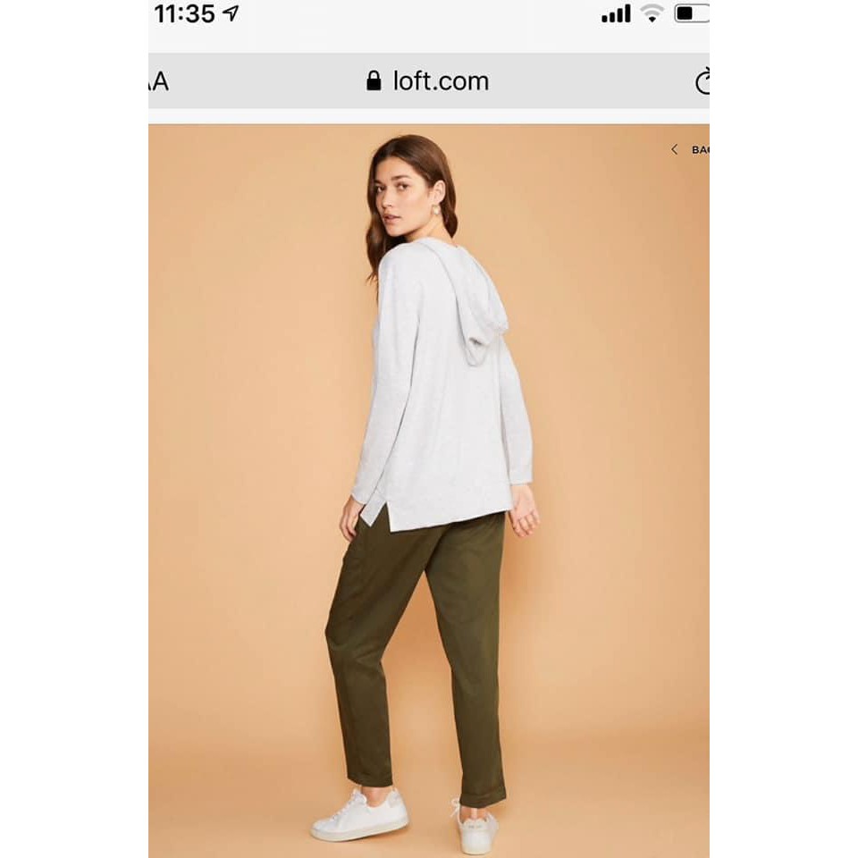 Áo hoodie Loft thun