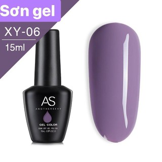 Sơn gel AS tone tím - XY ( chai đen )