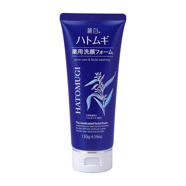 Sữa rửa mặt ý dĩ Hatomugi Naturie Skin 130g Nhật Bản - Trắng Da Ngừa Mụn Chính Hãng Mới