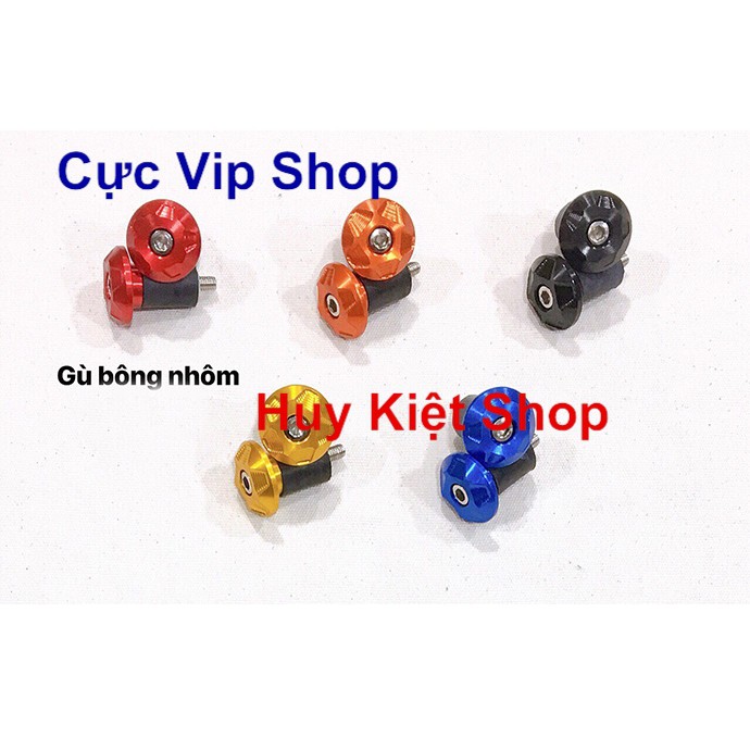 (Dùng cho tất cả các loại xe) Gù Tay Lái Bông Nhôm