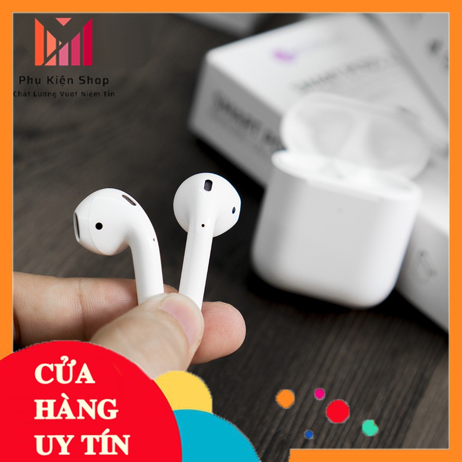 Bán Lỗ Xin 5* - Alrpods 2 - Tai nghe iphone không dây cao cấp - Tai nghe Bluetooth - Bảo hành lỗi 1 đổi 1