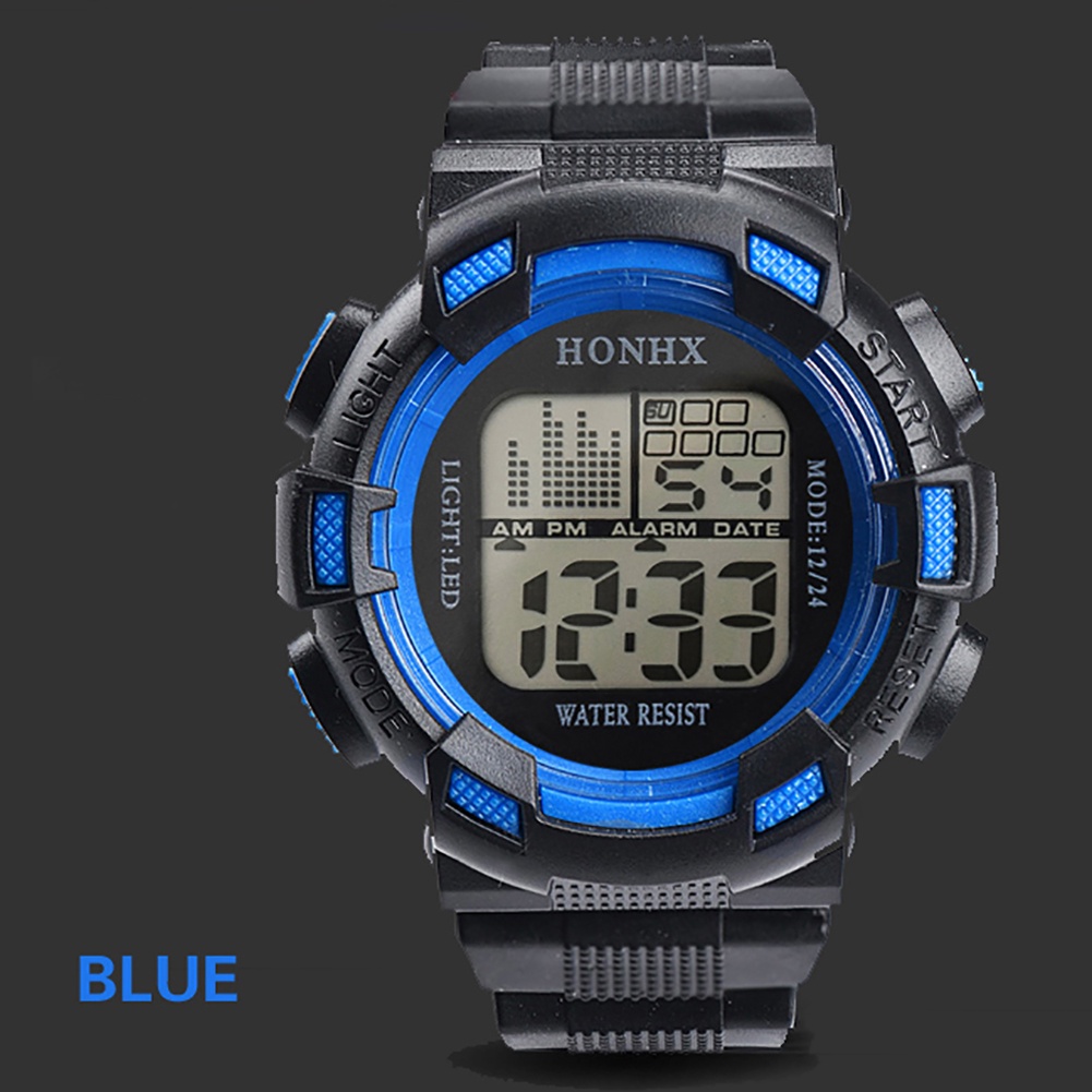 MACmk Electric Multi-functional Camouflage LED Digital Date Display Sports Wrist Watch