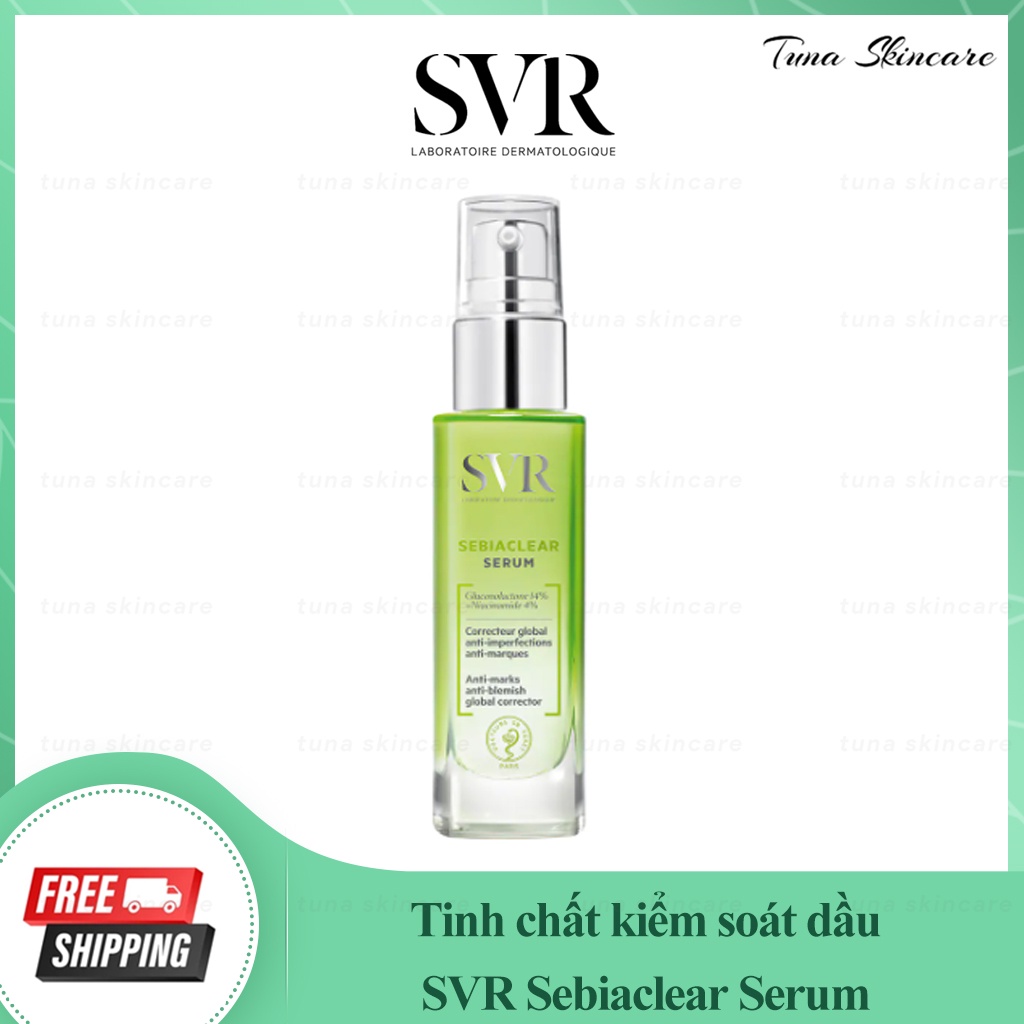 Tinh chất kiểm soát dầu và mờ thâm SVR Sebiaclear Serum