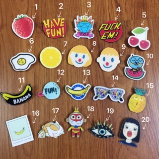 HUY HIỆU HOẠT HÌNH (01 -> 20)