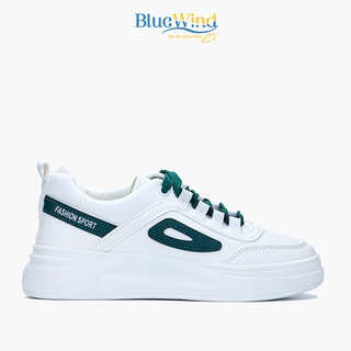 Giày Thể Thao Nữ Đế Cao Da Mềm Kiểu Dáng Hàn Quốc BLUEWIND 68728