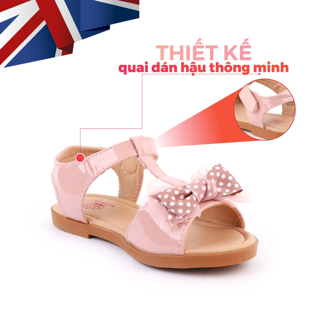 Xăng đan Bé Gái Đi Học Đi Chơi Crown Space UK Princess Sandal Trẻ Em Cao Cấp CRUK7016 Nhẹ Êm Thoáng Size 25-32/4-14 Tuổi