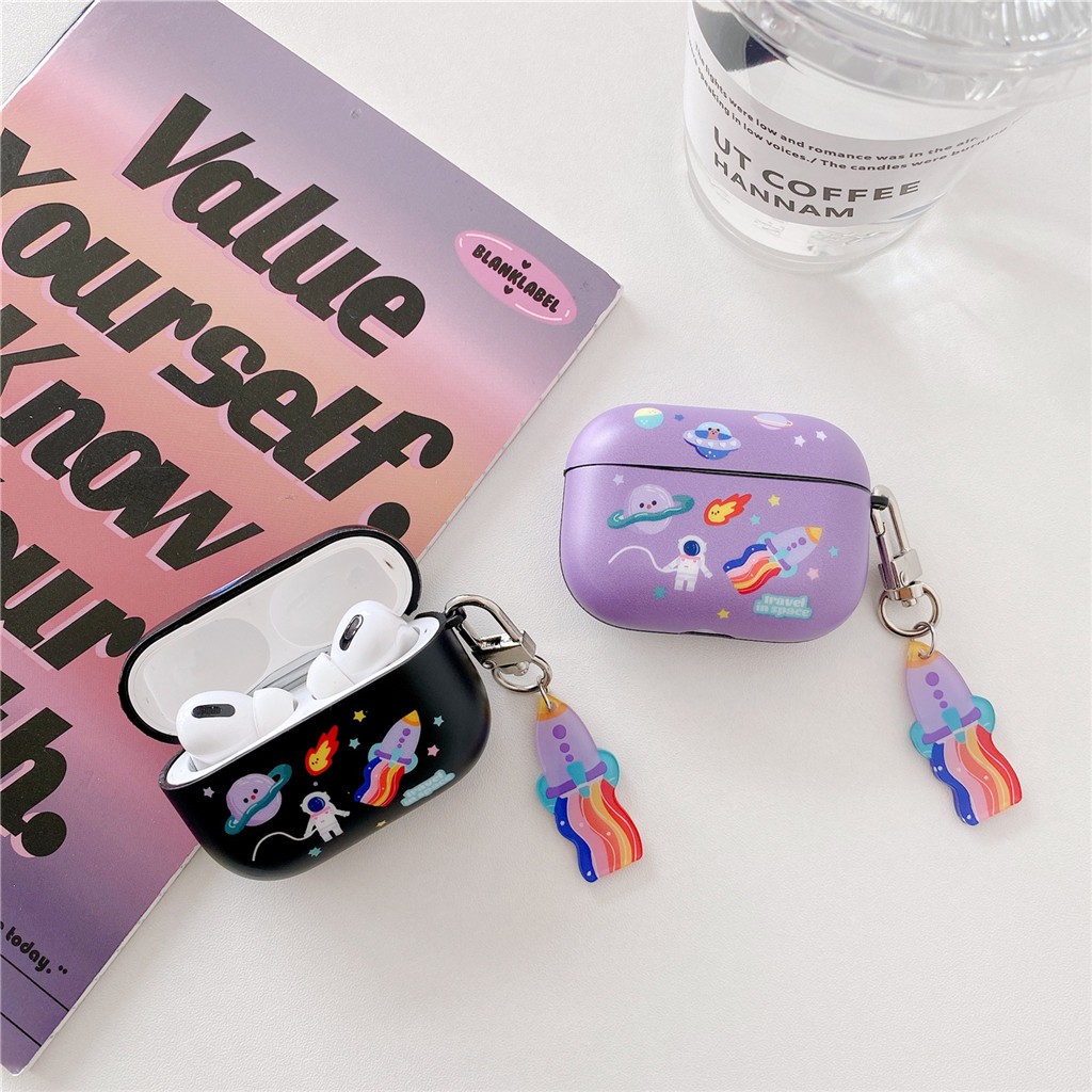 Vỏ đựng hộp tai nghe hoạt hình không gian IMD cho iPhone AirPods Pro AirPods 1/2 | BigBuy360 - bigbuy360.vn