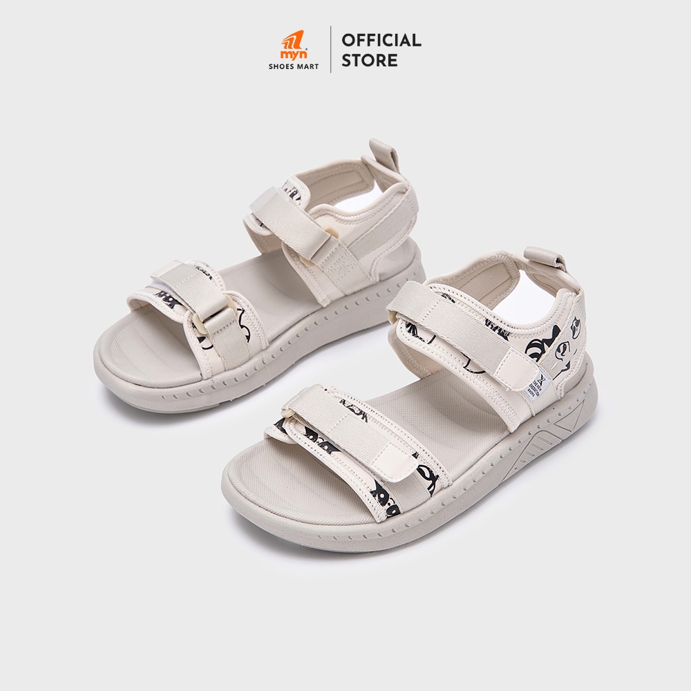 Sandal ZX 2726 Raccoon Cream 2 quai in hình Mascot Raccoon công nghệ phylon 3 lớp