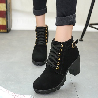 Giày Boot Cao Gót Thời Trang Dành Cho Nữ