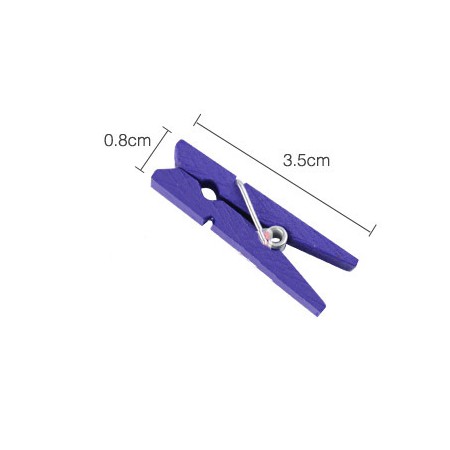 [SỈ SẬP SÀN] 500 kẹp gỗ  3.5cm