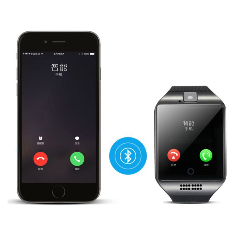 Đồng Hồ Thông Minh Q18 Kết Nối Bluetooth Màn Hình Cảm Ứng Hỗ Trợ Sim / Thẻ Nhớ Sd