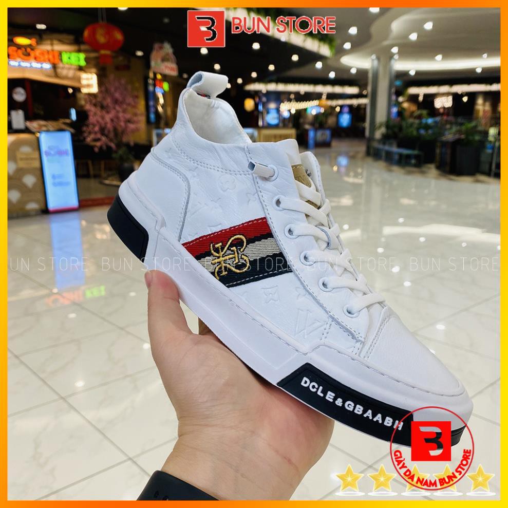 TOP Giày Nam cao cấp Bun Store - Giày da nam thời trang Sneaker trẻ trung, phong cách G5502