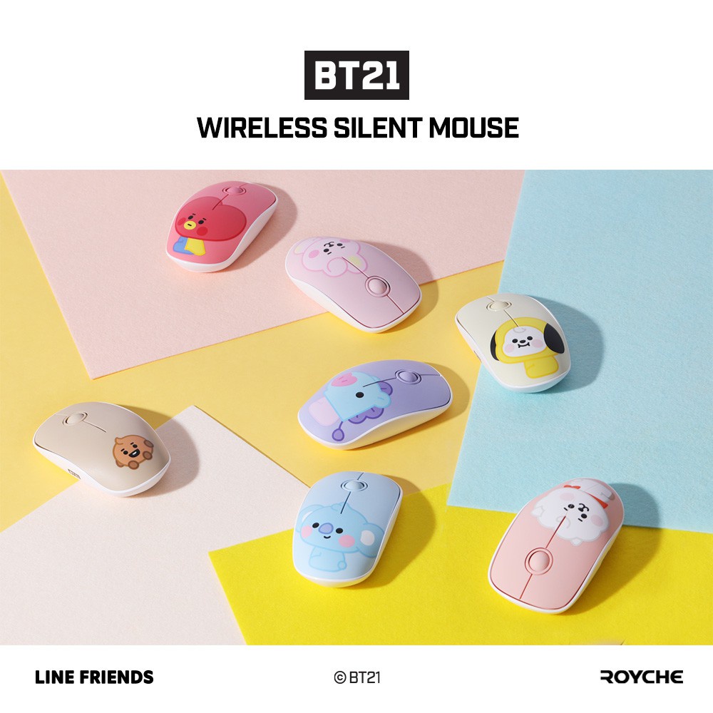 Chuột Không Dây BT21 BTS Chính Thức