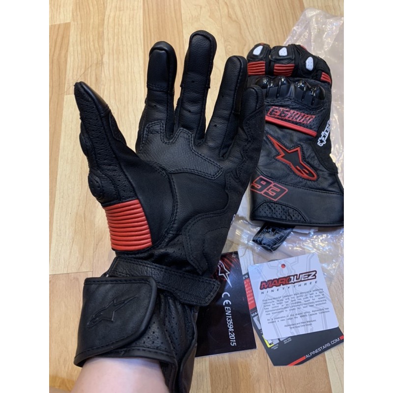 Găng tay da cổ dài Alpinestar Twin Ring