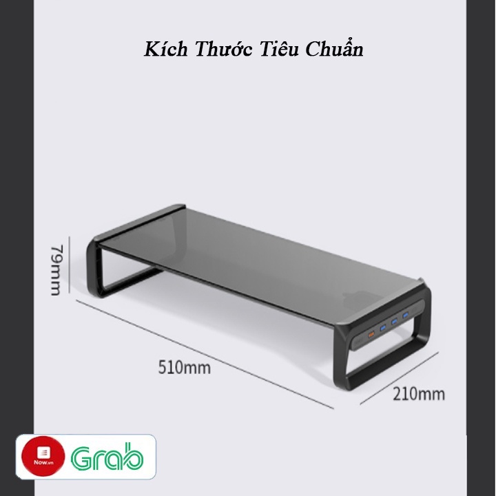 Kệ Để Máy Tính Thông Minh, Kệ Máy Tính Decor bàn Làm Việc.