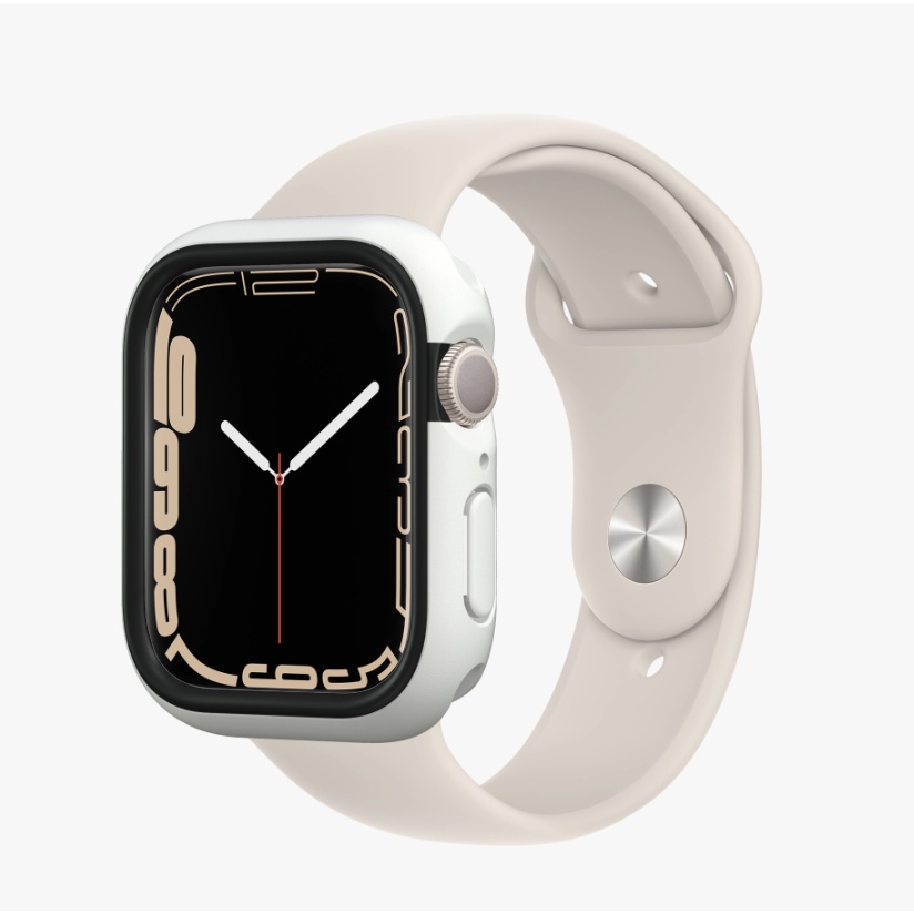 Ốp viền Rhinoshield CrashGuard NX iWacth màu trắng mix Series 4/5/6/7/SE size 38/40/41mm 42/44/45mm