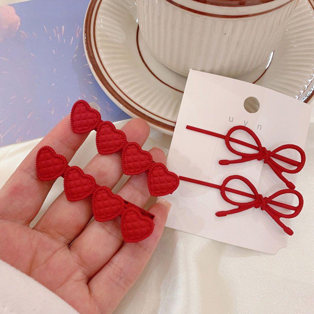 Kẹp Tóc Hình Trái Tim Nhỏ Xinh Xắn Thời Trang Cho Bạn Gái