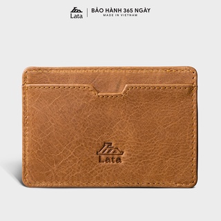 Ví da thật phom ngang đựng name card LATA LVN76 nhiều màu - Cửa hàng LATA 1032 Âu cơ
