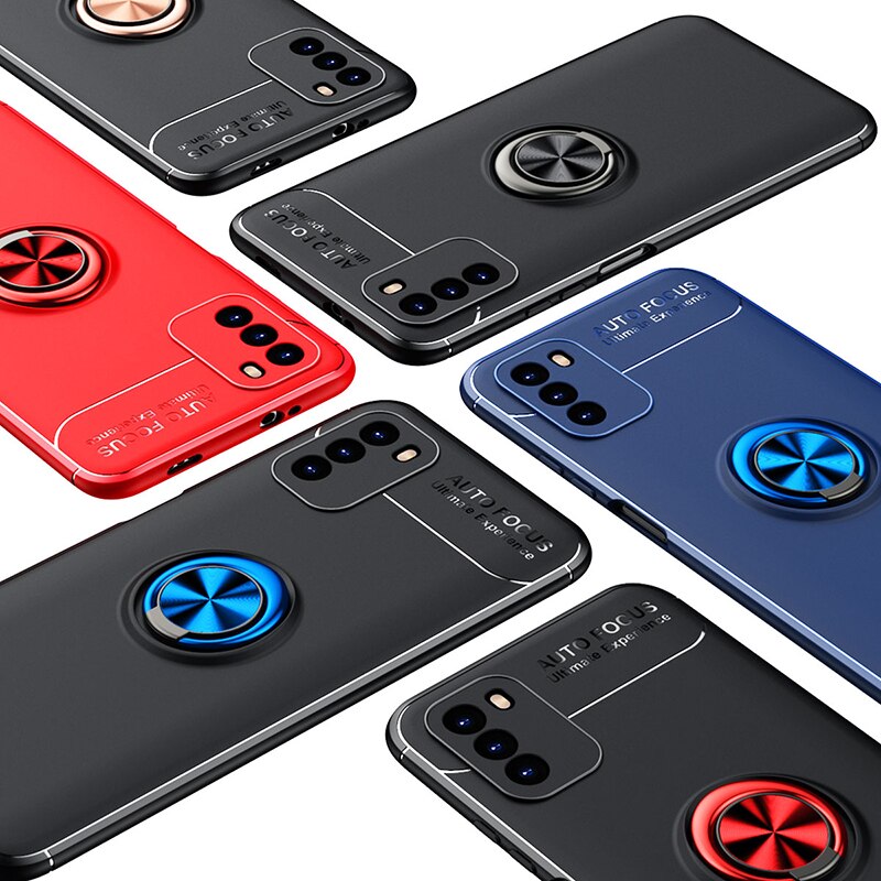 Ốp Lưng Có Nhẫn Đỡ Điện Thoại Cho Xiaomi Poco M3 Pocom3 M3