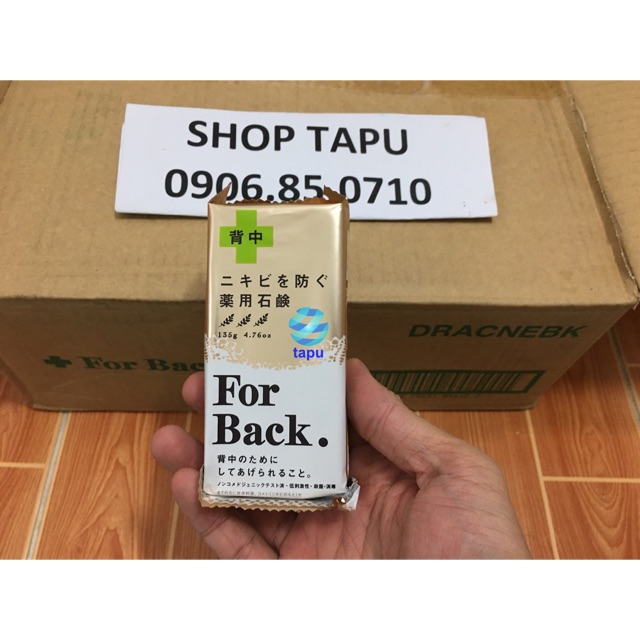 {Chính hãng - Thùng nguyên} Xà phòng xóa mụn lưng For back Pelican 130g Nhật Bản | BigBuy360 - bigbuy360.vn