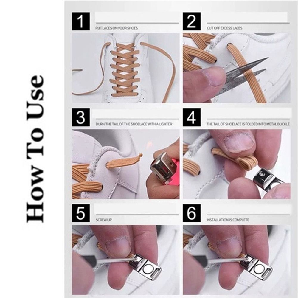 Dây cột giày thể thao hít nam châm thời trang cho cả người lớn và trẻ em