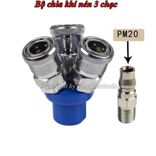 BỘ CHIA KHÍ NÉN 3 CHẠC