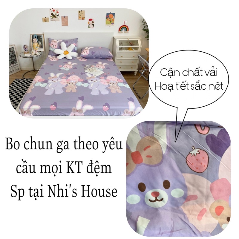 Set ga gối cotton poly nhập khẩu vải mềm , mịn, không phai màu, không xù lông | BigBuy360 - bigbuy360.vn
