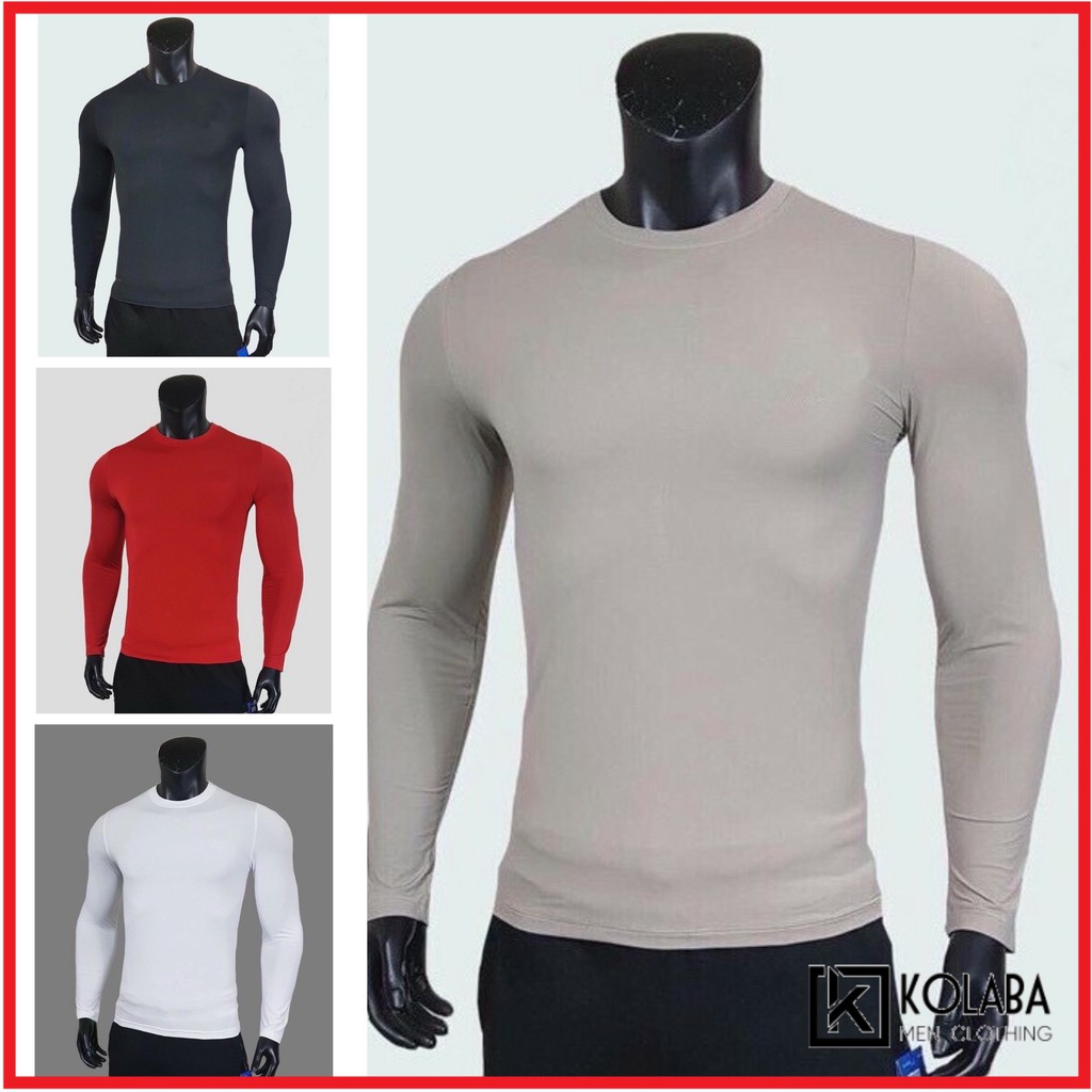 Áo Giữ Nhiệt Nam thể thao dài tay nhiều màu size từ 45 đến 90kg GN01 KOLABA | BigBuy360 - bigbuy360.vn