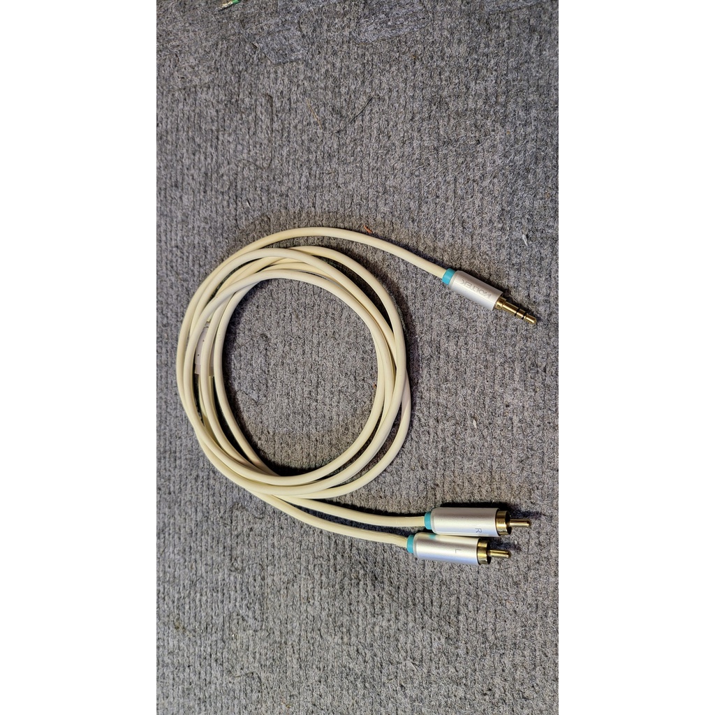 Dây 3.5 ra 2 AV cao cấp chính hãng Holtek đủ chiều dài 1.5m 2m 3m