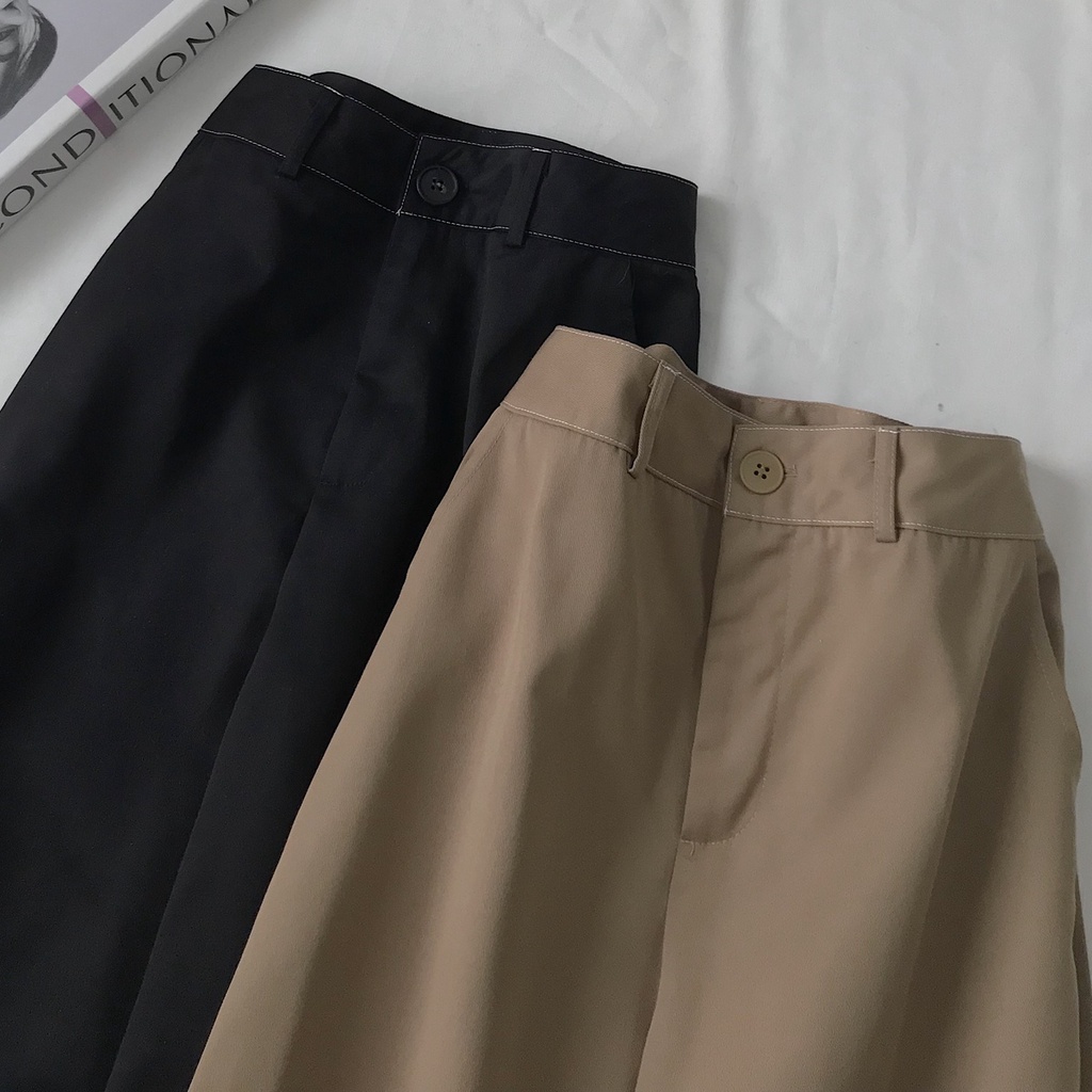 Quần Dài Nữ Ống Rộng JEM CLOSET Chất Kaki Tây Thiết Kế Style Công Sở Phối Đồ Xinh MILEN 2941