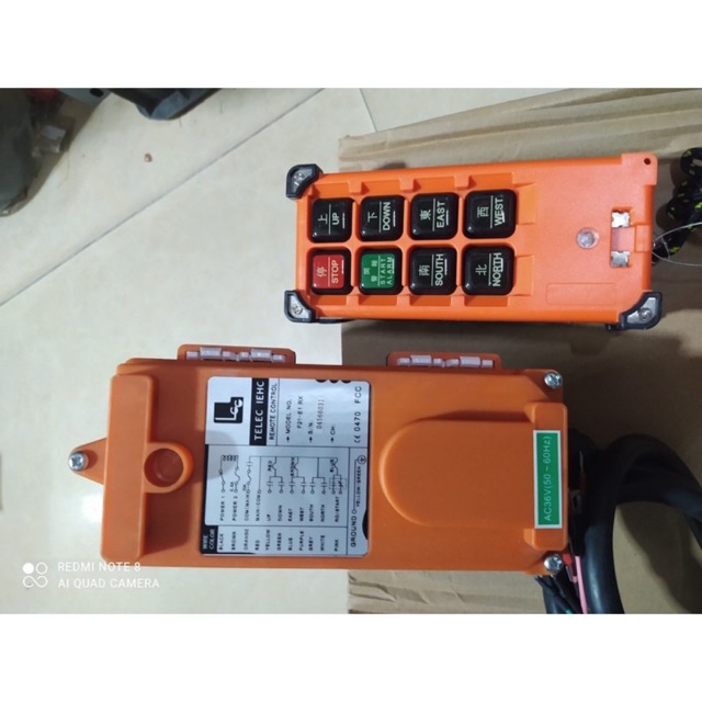 Nút điều khiển từ xa cần trục F21-E1B điện áp AC 36v và AC 380V