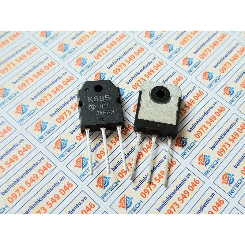 [Combo 2 chiếc] K685 2SK685 Mosfet Kênh-N 1000V/5A TO-3P