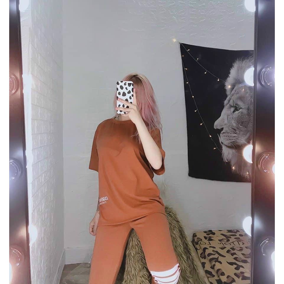 set bộ quần legging 4 sọc mẫu xinh