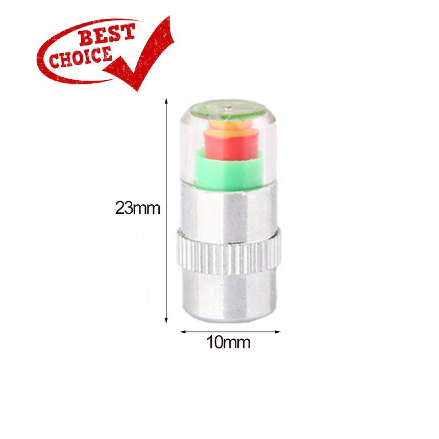 Bộ 4 nắp van cảnh báo áp suất lốp xe ô tô tiện lợi